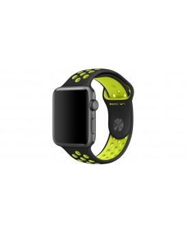 Часы Apple watch nike mp0a2 42mm black/volt